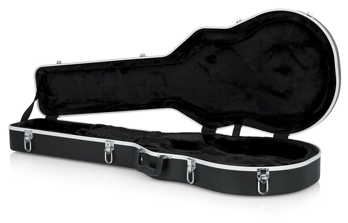 Gator Cases Deluxe ABS Molded Case for Les Paul Single-Cutaway Electric Guitars (GC-LPS) Black