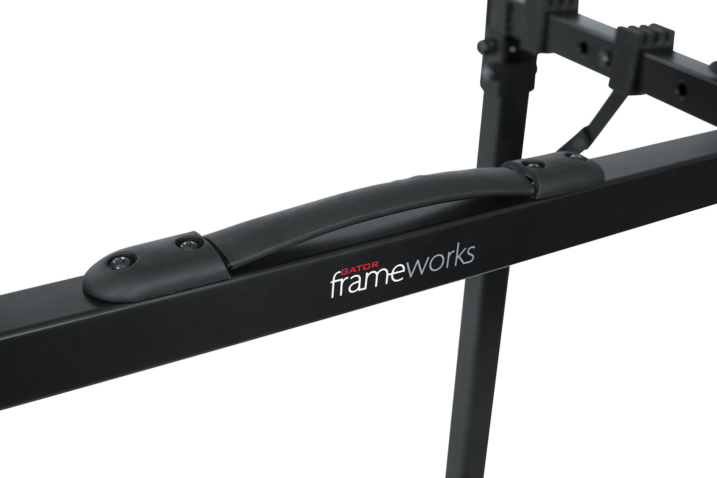 Gator Frameworks Adjustable T-Stand Folding Workstation or Keyboard Stand; Weight Capacity of 250lbs; (GFW-UTL-WS250)