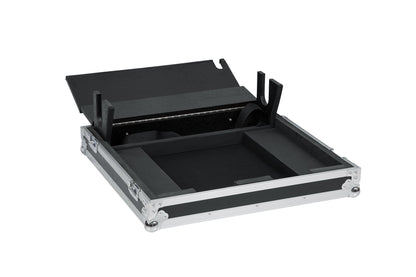 Gator Cases G-TOUR ATA Style Road Case - Custom Fit for Allen and Heath QU24 Mixer with Dog House and Heavy Duty 4" Casters; (G-TOURQU24)