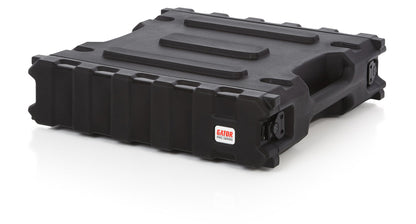 Gator Cases Pro Series Rotationally Molded 2U Rack Case with Standard 19" Depth; Made in USA (G-PRO-2U-19), Black (GPRO2U19)