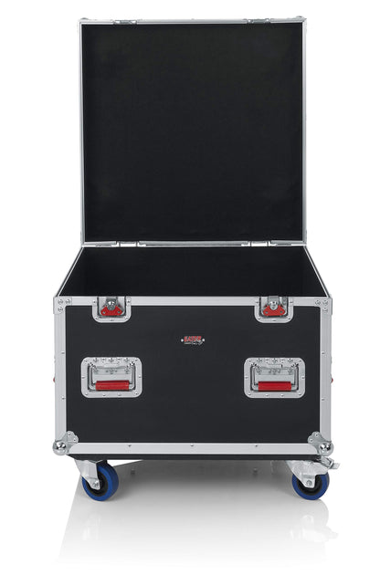 Gator Cases G-TOUR Series Equipment Storage Case / Cable Trunk with Heavy Duty Casters, Truck Pack Size; 30" x 30" x 27" (G-TOURTRK3030HS)