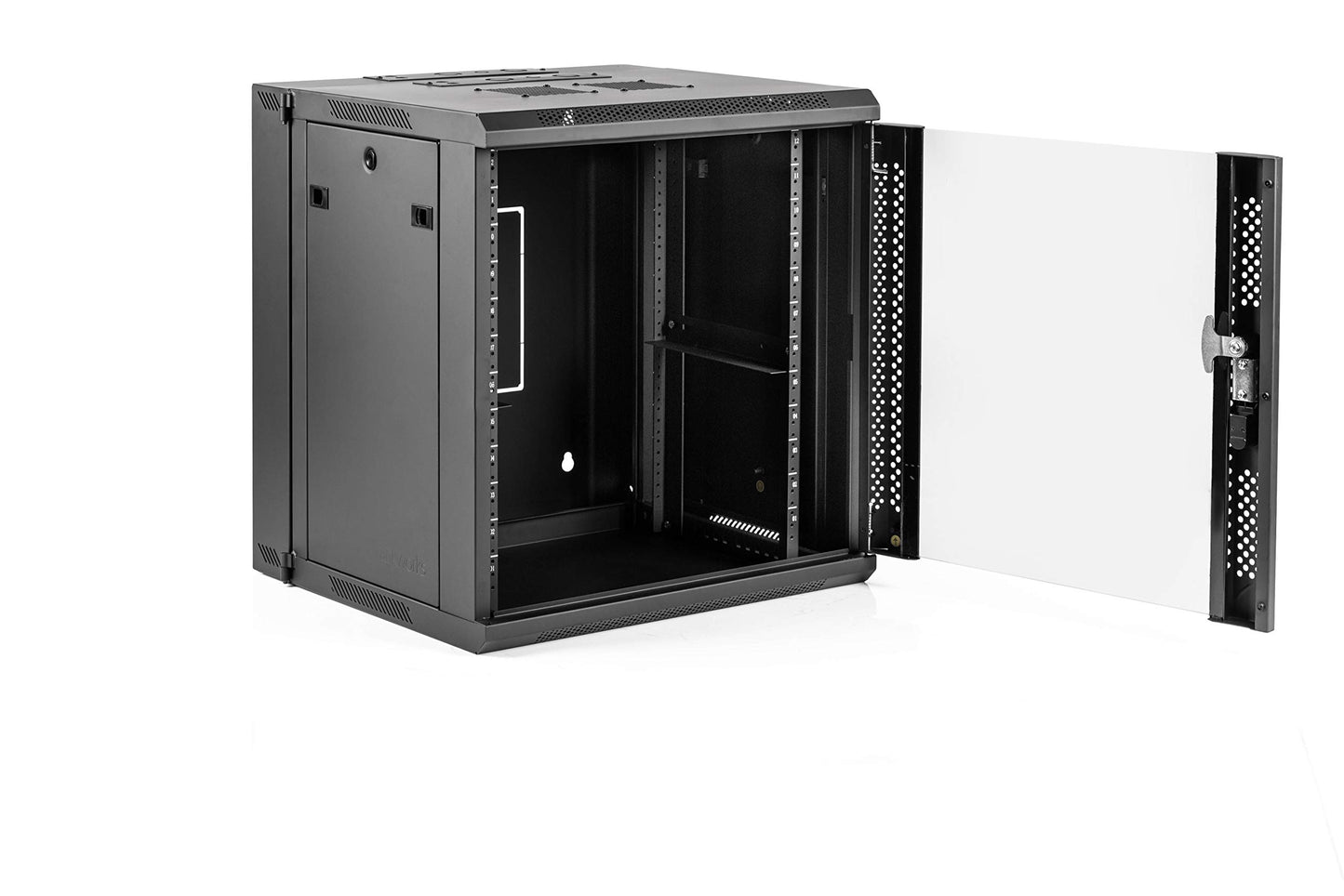 Gator Rackworks Sectional Wall Rack with Glass Door; 12U with 21" Rackable Depth (GRW2012509)