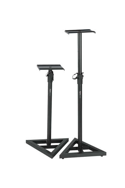 Gator Frameworks Studio Monitor Stands with Adjustable Height and Locking Saftey Pin; Pair (GFW-SPK-SM50)