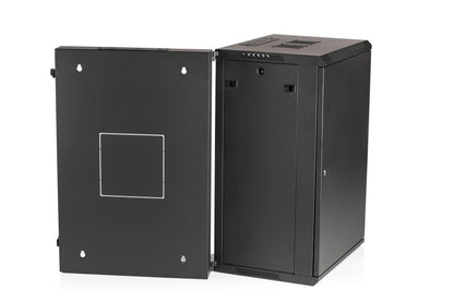 Gator Rackworks Sectional Wall Rack with Steel Door; 18U with 21" Rackable Depth (GRW2018508)