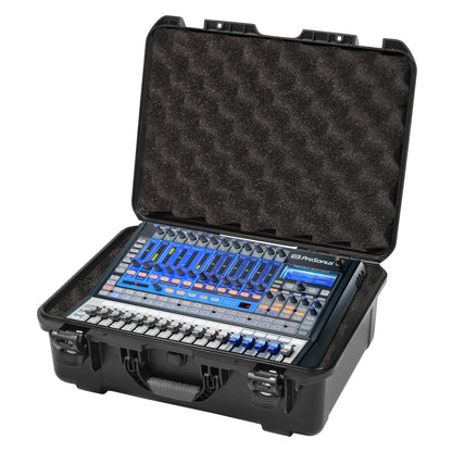 Gator Cases Injection Molded ATA-300 Certified Waterproof Mixer Case; Custom Foam Insert for Presonus StudioLive 16.0.2 (GMIX-PRESON1602-WP)