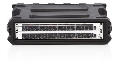 Gator Cases Pro Series Rotationally Molded 2U Rack Case with Shallow 13" Depth; Made in USA (G-PRO-2U-13)