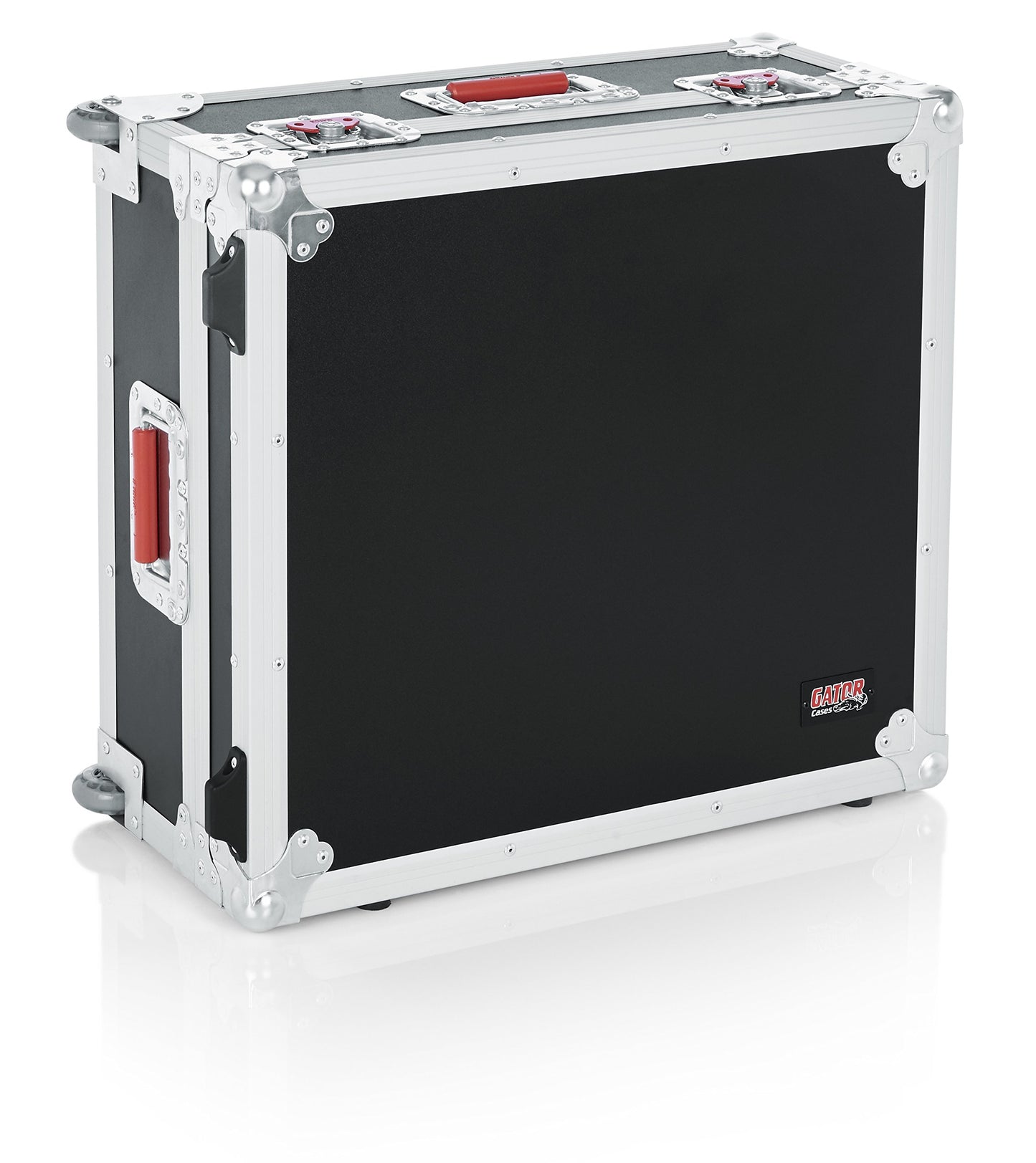 Gator Cases Rolling ATA Style Mixer Road Case with Fully Adjustable Interior and Stackable Ball Corners; 19" x 21" x 7" (G-TOUR 19X21)
