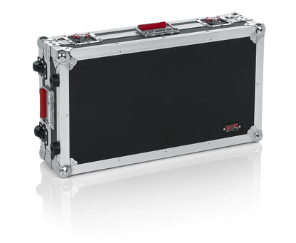 Gator Cases G-TOUR Series Gutiar Pedal board with ATA Road Case, Wheels and Pull Handle; Large: 24" x 11" (G-TOUR PEDALBOARD-LGW) , Black