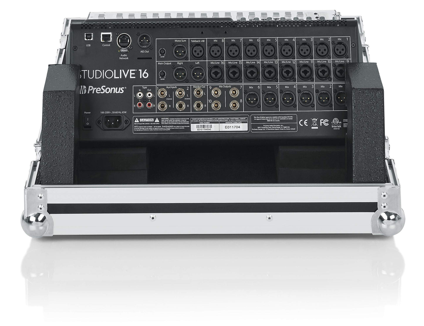 Gator Cases G-Tour ATA Style Road Case-Custom Fit for The Presonus SL16 Mixer with Heavy Duty Hardware (G-TOURPRESL16NDH) Other, Black