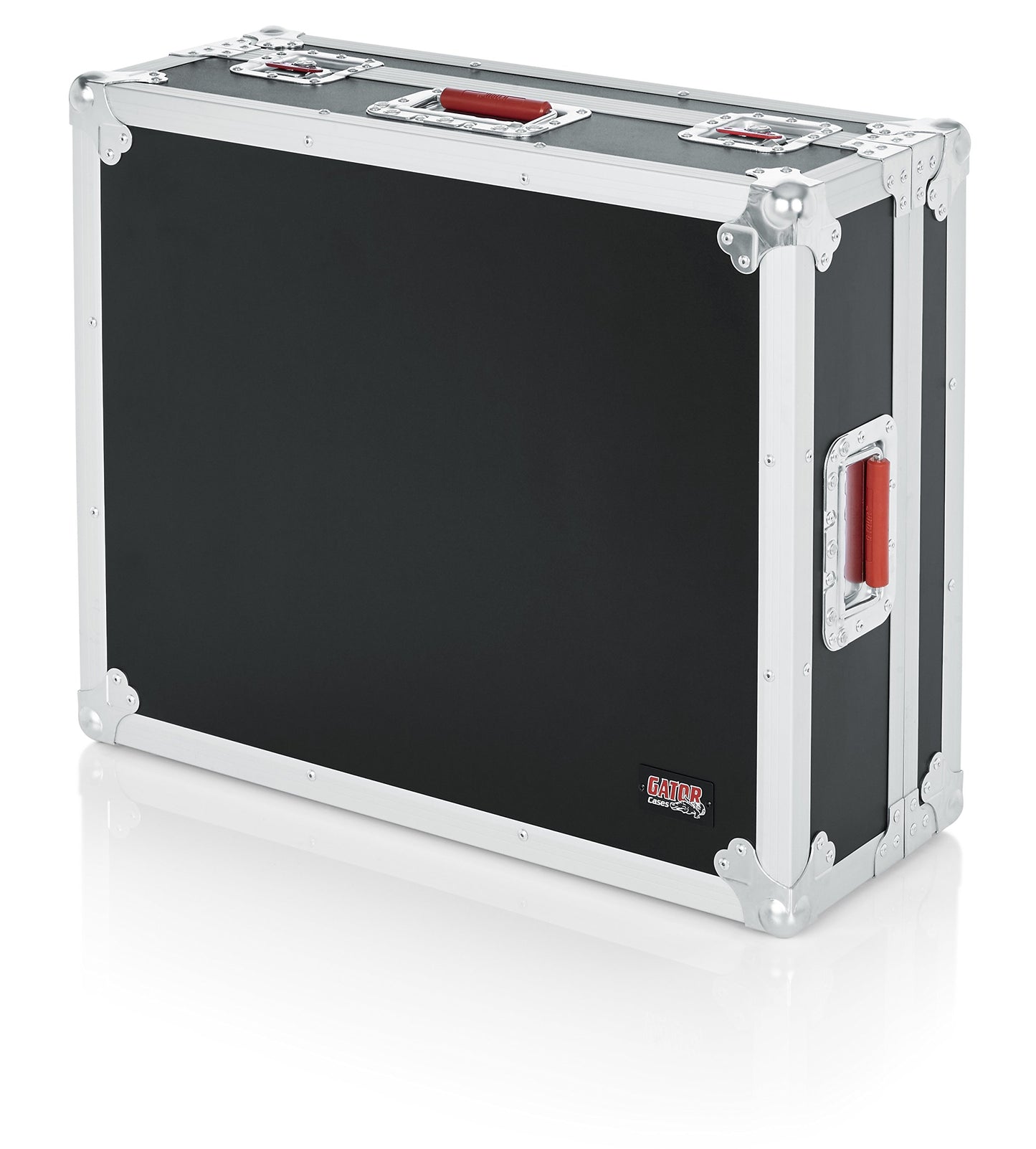 Gator Cases ATA Style Mixer Road Case with Fully Adjustable Interior and Stackable Ball Corners; 20" x 25" x 8" (G-TOUR 20X25)