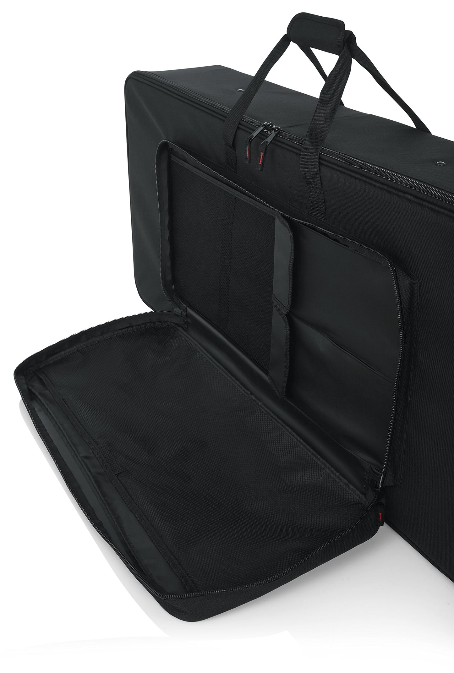 Gator Lightweight Case with Retractable Pull Handle and Wheels Fits Standard 49 Note Keyboards and Electric Pianos (GK-49)