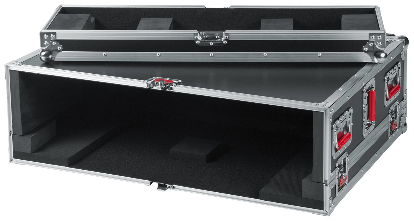 Gator Cases G-TOUR ATA Style Road Case - Custom Fit for Behringer X32 with Dog House and Heavy Duty 4" Casters; (G-TOUR X32)