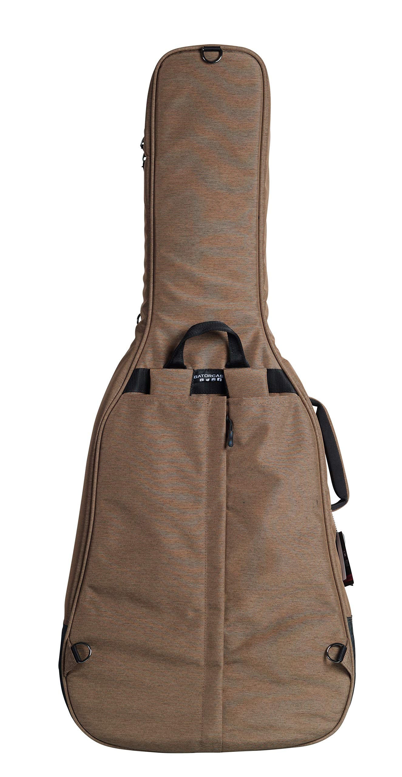 Gator Cases Transit Series Acoustic Guitar Gig Bag; Tan Exterior (GT-ACOUSTIC-TAN)