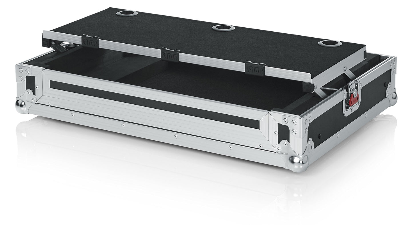 Gator Cases G-TOUR Series DJ Controller Road Case with Sliding Laptop Platform; Custom Fit for Roland DJ-808 (G-TOURDSPDJ808)