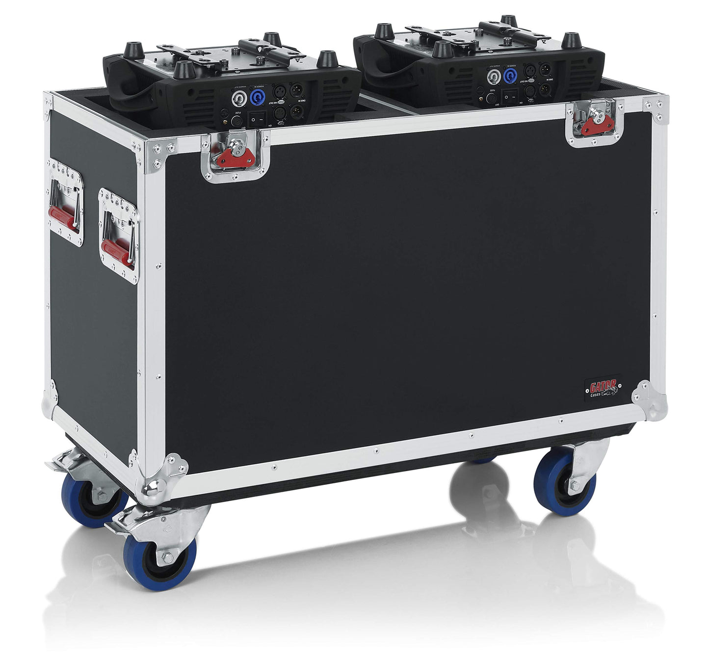 Gator Cases G-TOUR ATA Style Road Case for Two 250 Class Moving Head Style Lights (GTOURMH250)