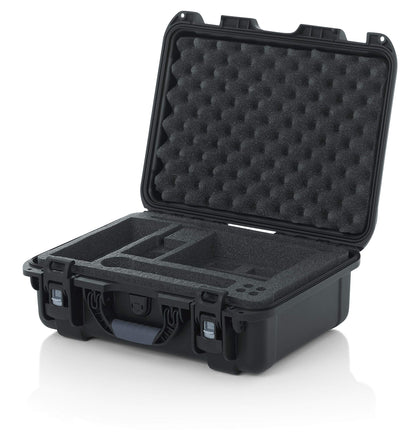 Gator Cases Titan Series Water Proof Case for Wireless Mic Systems; Fits Shure QLX (GU-MIC-SHRQLX)