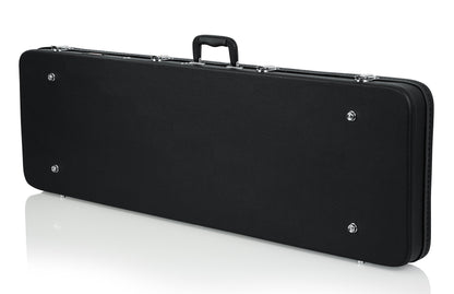 Gator Cases Hard-Shell Wood Case for Electric Bass Guitars; Fits Fender Precision/Jazz Bass, & More (GWE-BASS)
