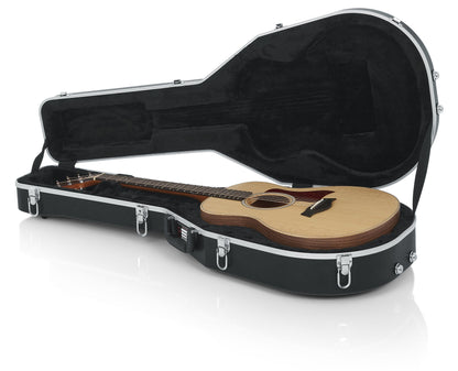 Gator Cases Deluxe ABS Molded Case for Taylor GS Mini Acoustic Guitars (GC-GSMINI),Black