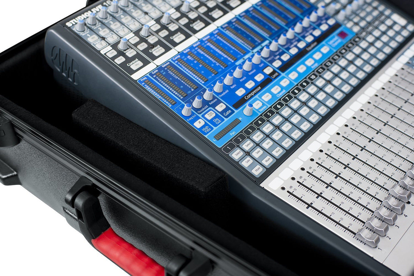 Gator Cases Molded Flight Case for Mixers up to 22" x 25" x 8" with TSA Approved Locking Latch; (GTSA-MIX222508)