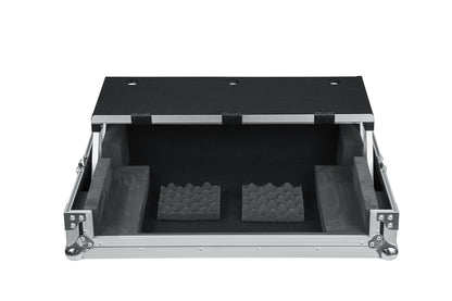 Gator Cases G-TOUR Series ATA Style Road Case for Medium Sized DJ Controllers with Sliding Laptop Platform; (G-TOURDSPUNICNTLB)