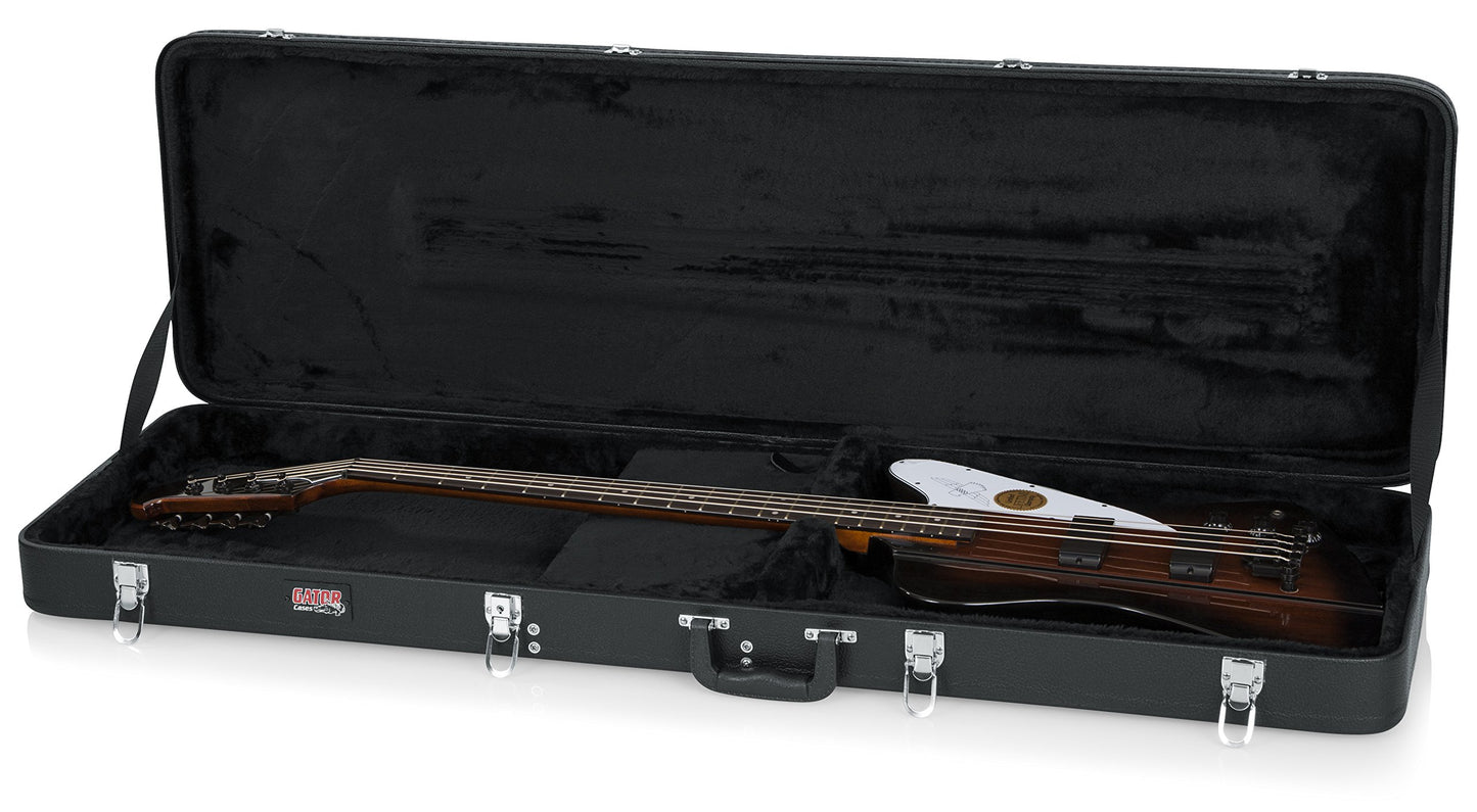 Gator Cases Hard-Shell Wood Case for Thunderbird Bass Guitars (GWE-TBIRD-BASS)
