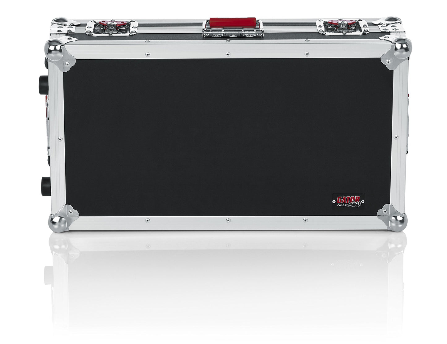 Gator Cases G-TOUR Series Gutiar Pedal board with ATA Road Case, Wheels and Pull Handle; Large: 24" x 11" (G-TOUR PEDALBOARD-LGW) , Black