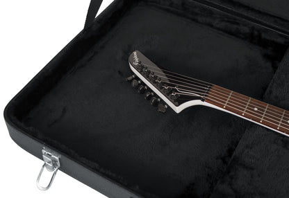 Gator Cases Hard-Shell Wood Case for Extreme Shaped Guitars; Fits Explorer, Flying V, BC Rich, & More (GWE-EXTREME)