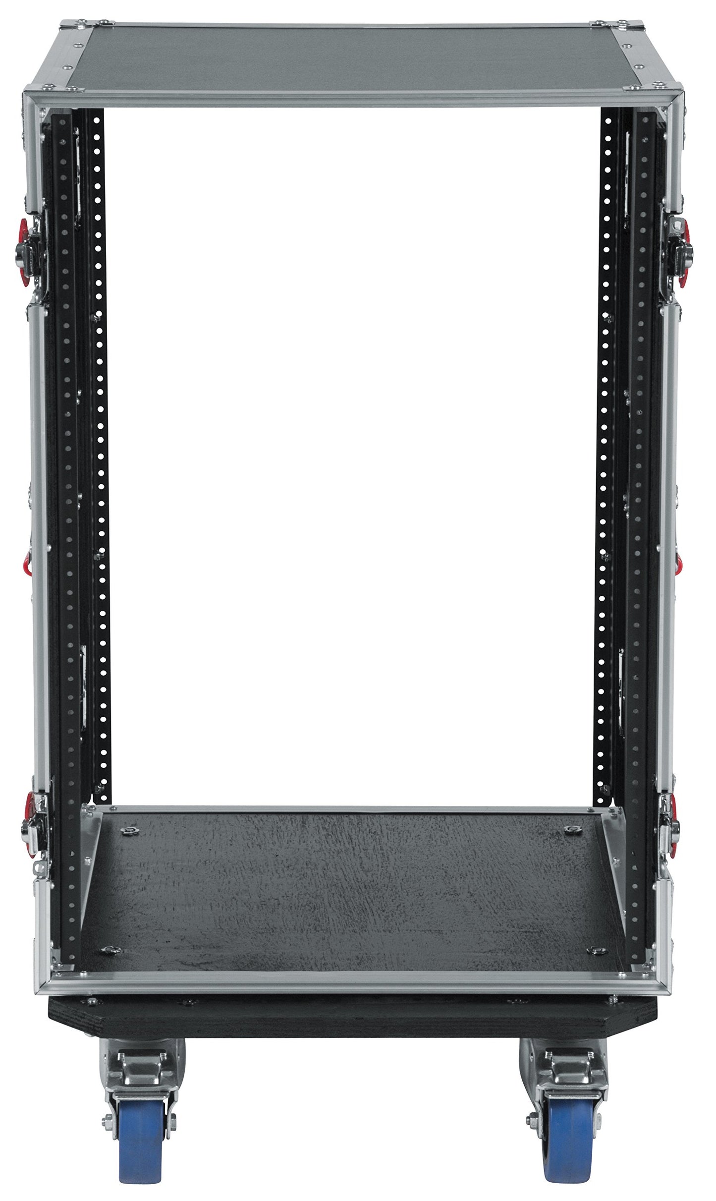 Gator Cases G-TOUR Audio Road Rack with Heavy-Duty Casters and Tour Grade Hardware; 17" Rackable Depth, 16U (G-TOUR 16U CAST)