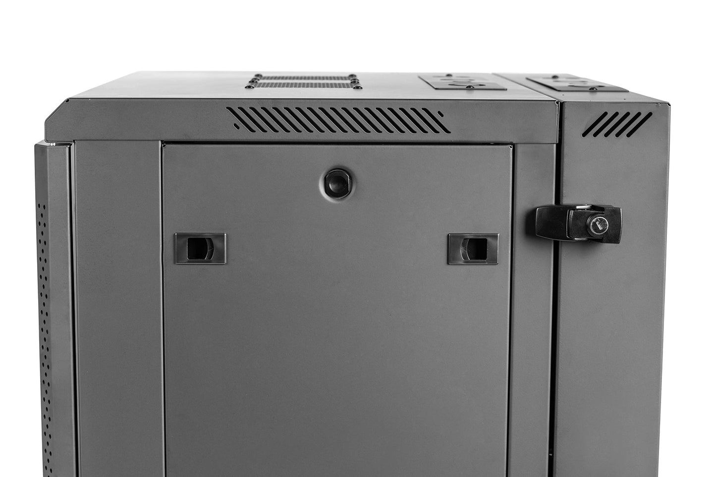 Gator Rackworks Sectional Wall Rack with Glass Door; 12U with 21" Rackable Depth (GRW2012509)