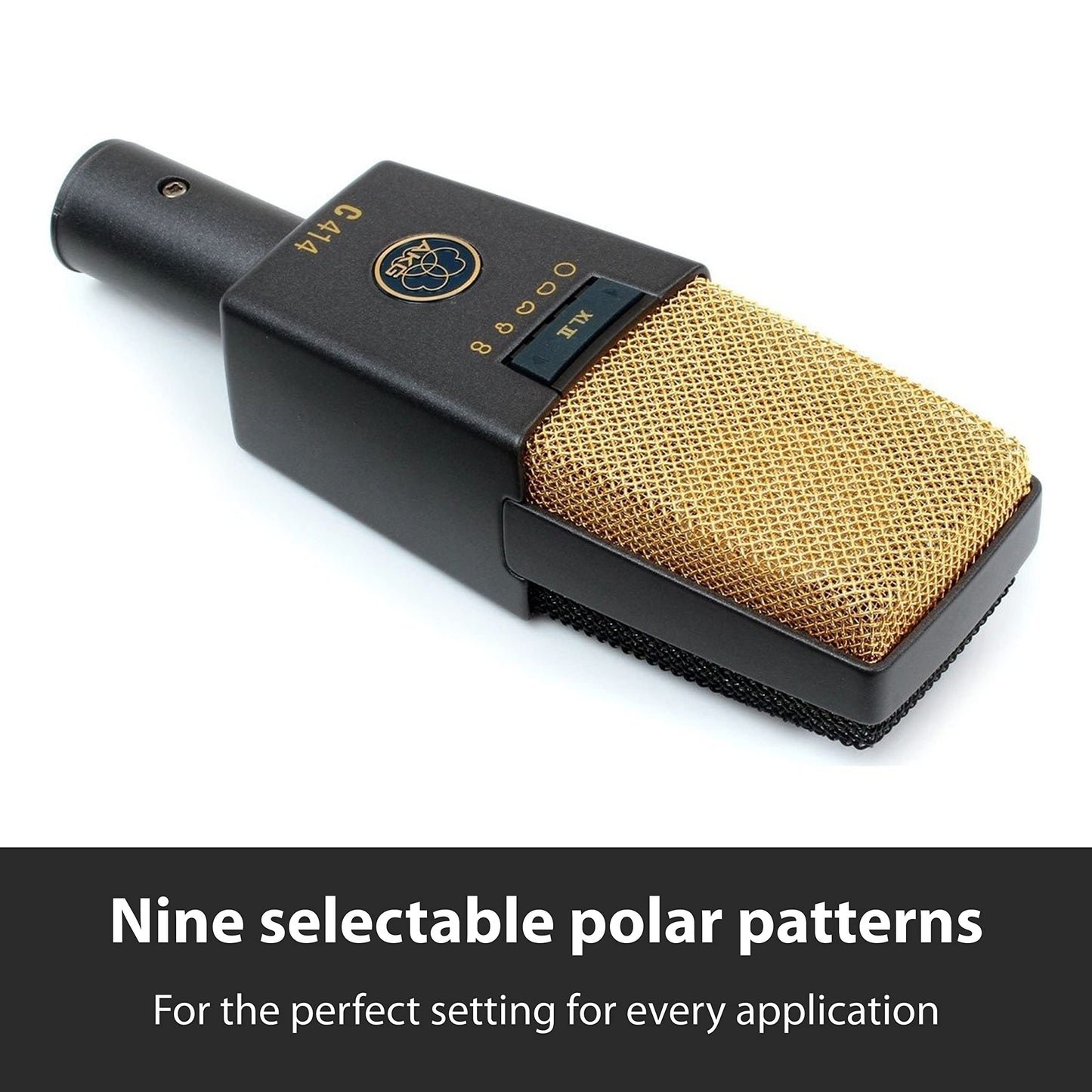 AKG Pro Audio C414 XLII Vocal Condenser Microphone, Multipattern