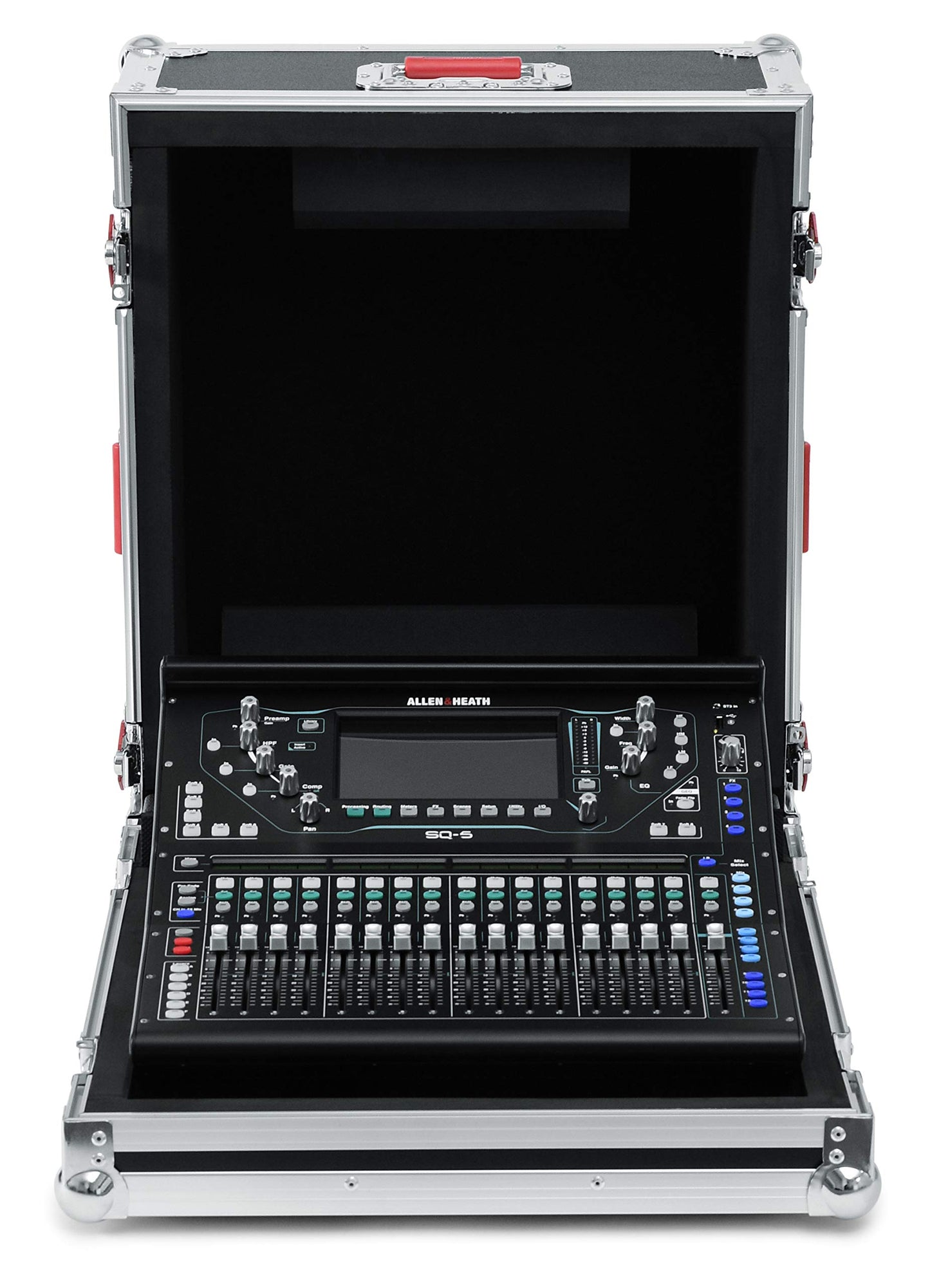 Gator Cases G Series ATA Style Road Case with Heavy Duty Tour Grade Hardware-Custom Fit for Allen and Heath SQ-5 Mixer (GTOURAHSQ5NDH)