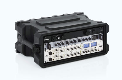 Gator Cases Pro Series Rotationally Molded 4U Rack Case with Shallow 13" Depth; Made in USA (G-PRO-4U-13)