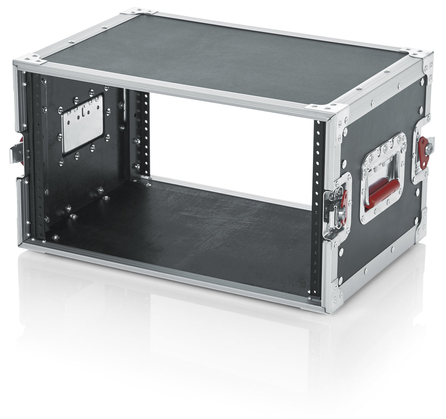 Gator cases G-TOUR Shallow Audio Road Rack with Heavy-Duty Tour Grade Hardware; 15" Rackable Depth, 6U (G-TOUR EFX6U)