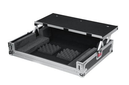 Gator Cases G-TOUR Series ATA Style Road Case for Medium Sized DJ Controllers with Sliding Laptop Platform; (G-TOURDSPUNICNTLB)