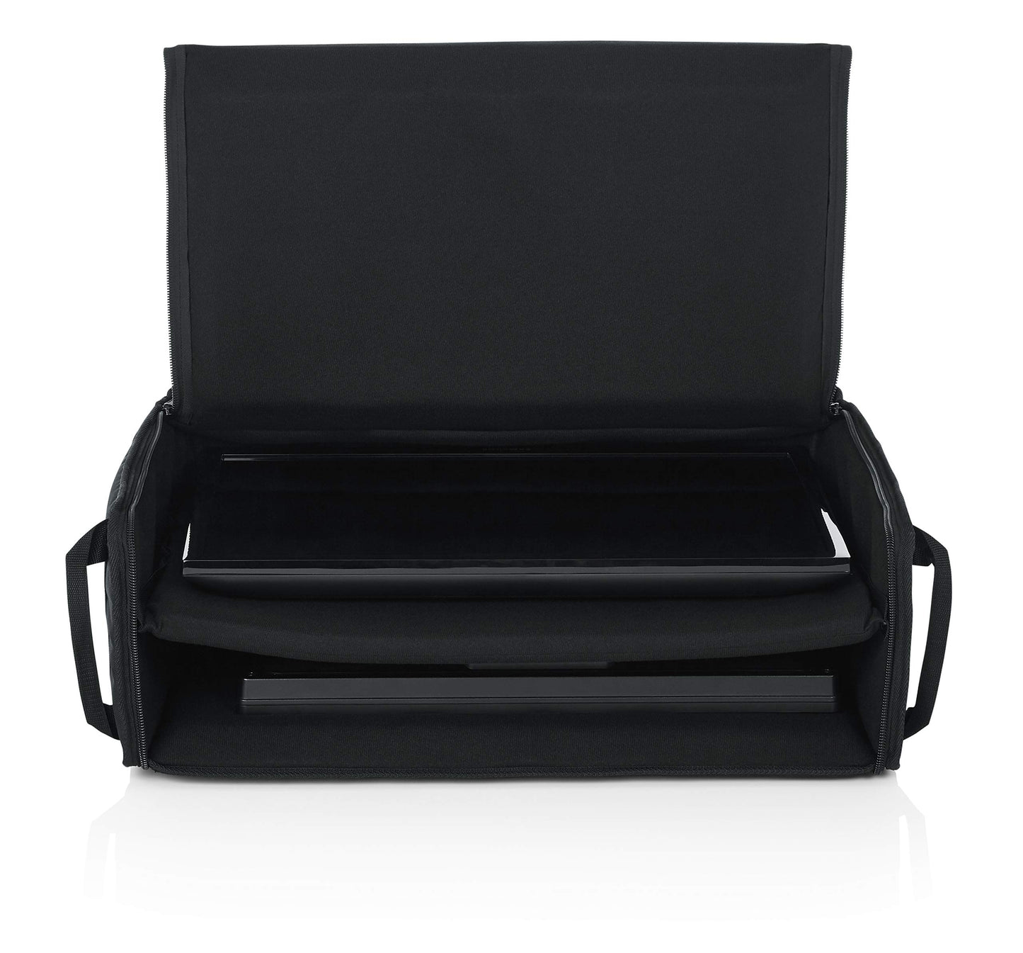 Gator Cases Padded Nylon Dual Carry Tote Bag for Transporting (2) LCD Screens, Monitors and TVs Between 27" - 32"; (G-LCD-TOTE-MDX2)