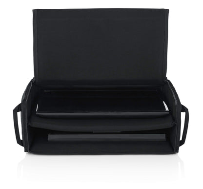 Gator Cases Padded Nylon Dual Carry Tote Bag for Transporting (2) LCD Screens, Monitors and TVs Between 19" - 24"; (G-LCD-TOTE-SMX2)