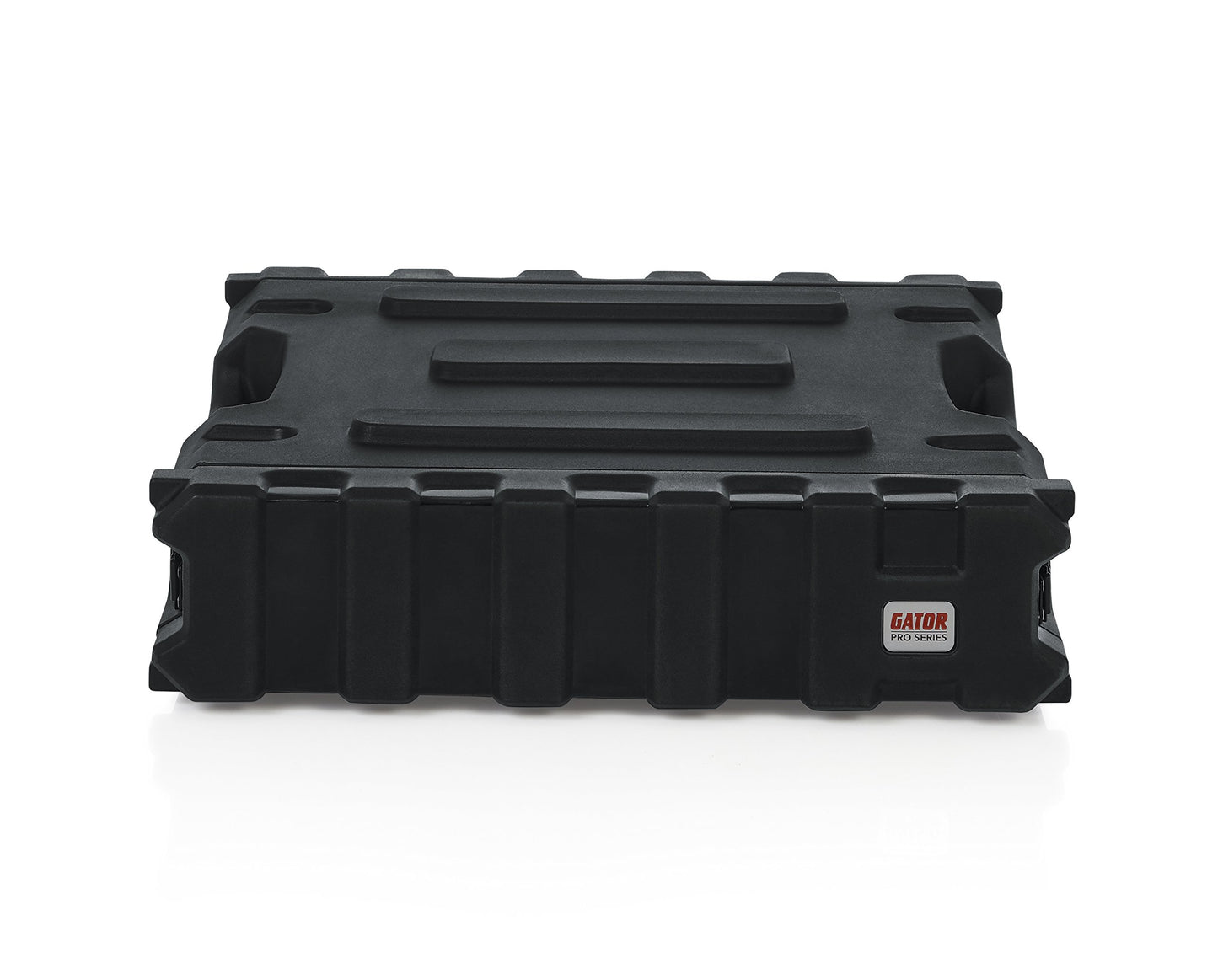 Gator Cases Pro Series Rotationally Molded 2U Rack Case with Standard 19" Depth; Made in USA (G-PRO-2U-19), Black (GPRO2U19)