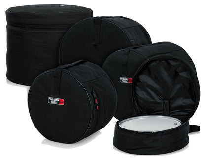 Gator Cases Protechtor Series 5 piece Padded Drum Bag Set for Standard Kits; 22" Kick, 12” Tom, 13” Tom, 16” Tom, 14” Snare (GP-STANDARD-100)