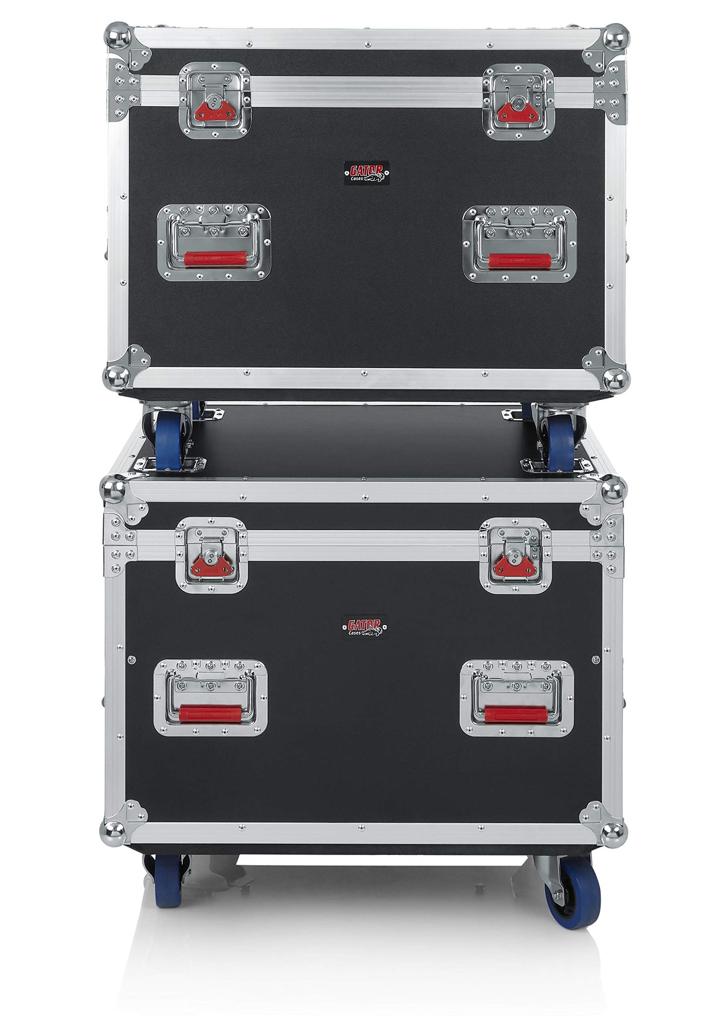 Gator Cases G-TOUR Series Equipment Storage Case / Cable Trunk with Heavy Duty Casters, Adjustable Dividers and Storage Trays, Truck Pack Size; 45" x 30" x 30" (G-TOURTRK453012)