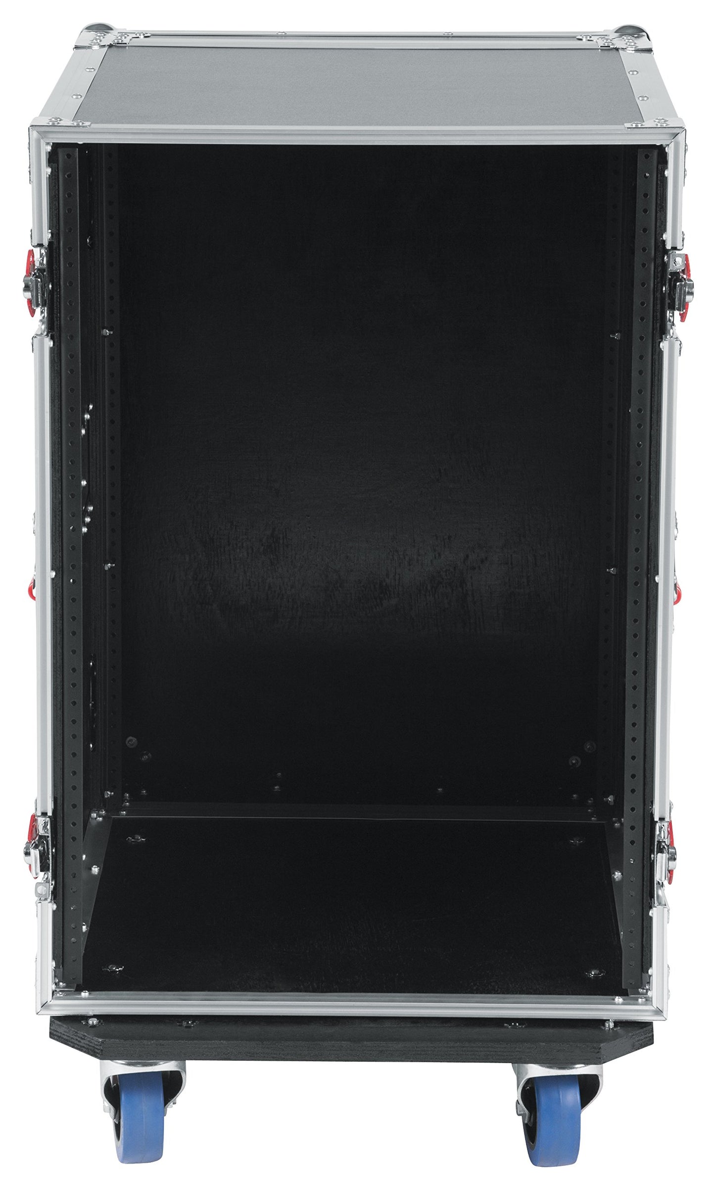 Gator Cases G-TOUR Audio Road Rack with Heavy-Duty Casters and Tour Grade Hardware; 17" Rackable Depth, 16U (G-TOUR 16U CAST)
