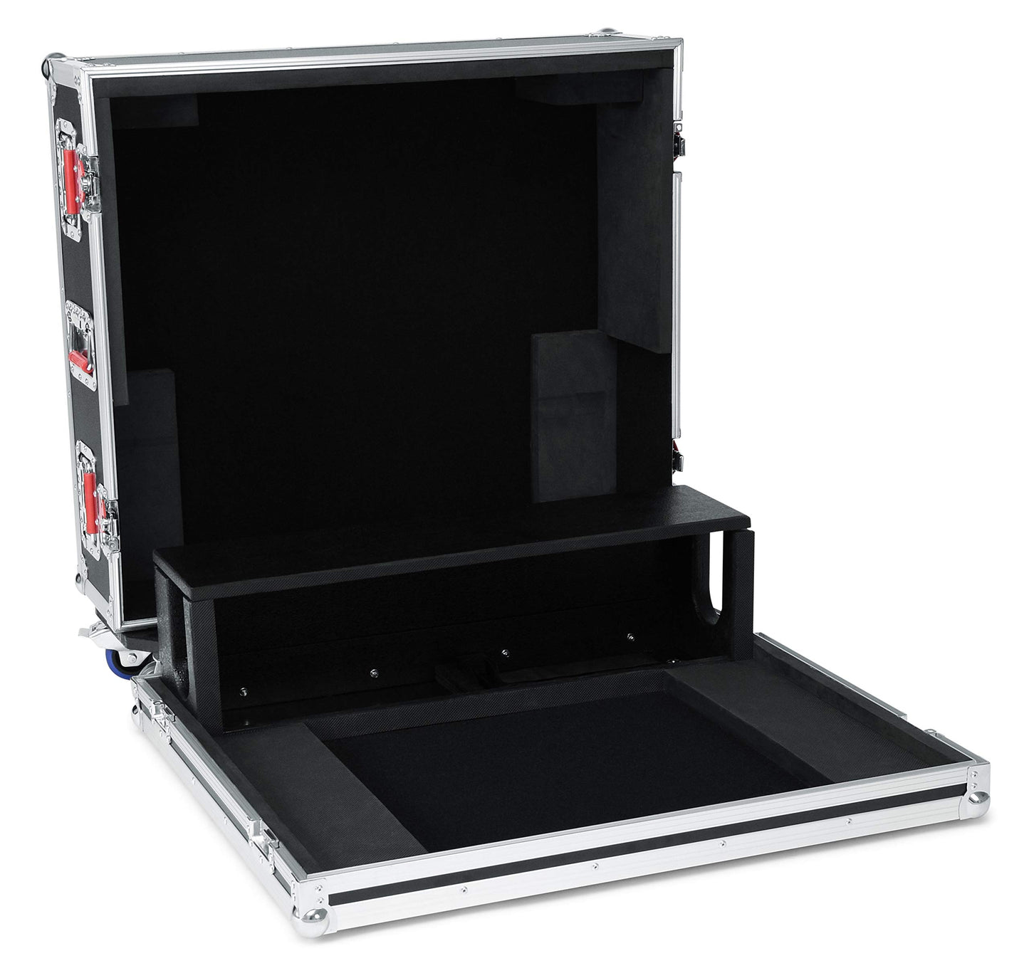 Gator Cases G-TOUR ATA Style Road Case Custom Fit for Allen & Heath SQ7 Mixer with Heavy Duty Hardware & 4" Casters (GTOURAHSQ7)