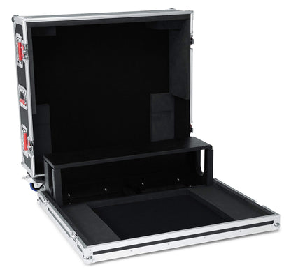 Gator Cases G-TOUR ATA Style Road Case Custom Fit for Allen & Heath SQ7 Mixer with Heavy Duty Hardware & 4" Casters (GTOURAHSQ7)
