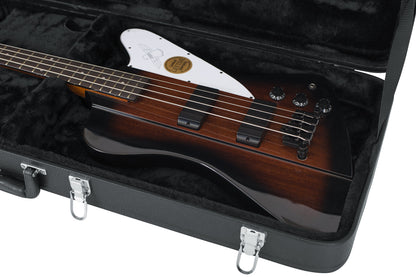 Gator Cases Hard-Shell Wood Case for Thunderbird Bass Guitars (GWE-TBIRD-BASS)