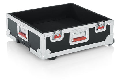 Gator Cases Rolling ATA Style Mixer Road Case with Fully Adjustable Interior and Stackable Ball Corners; 19" x 21" x 7" (G-TOUR 19X21)