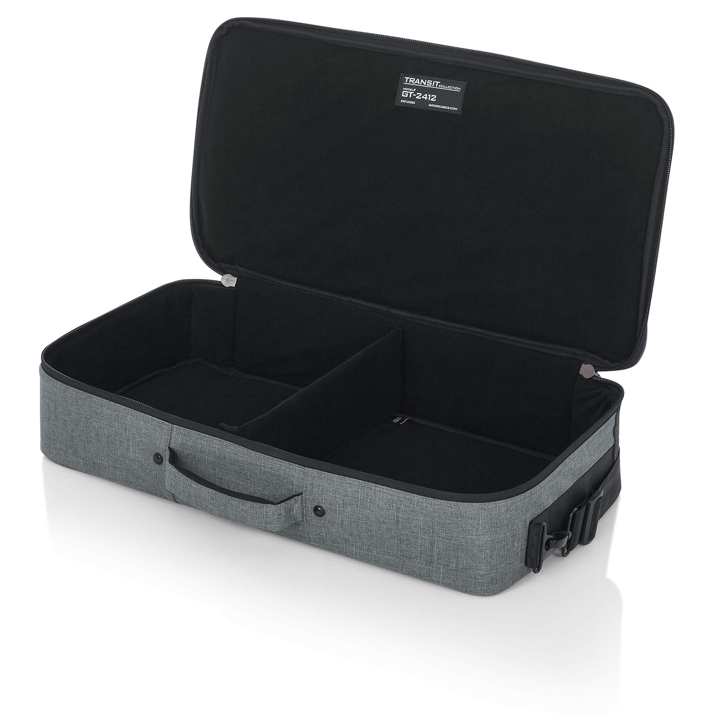 Gator Cases Transit Series Equipment and Accessory Bag; 24"x12" - Fits Headrush and Line 6 Helix Pedalboards (GT-2412-GRY)