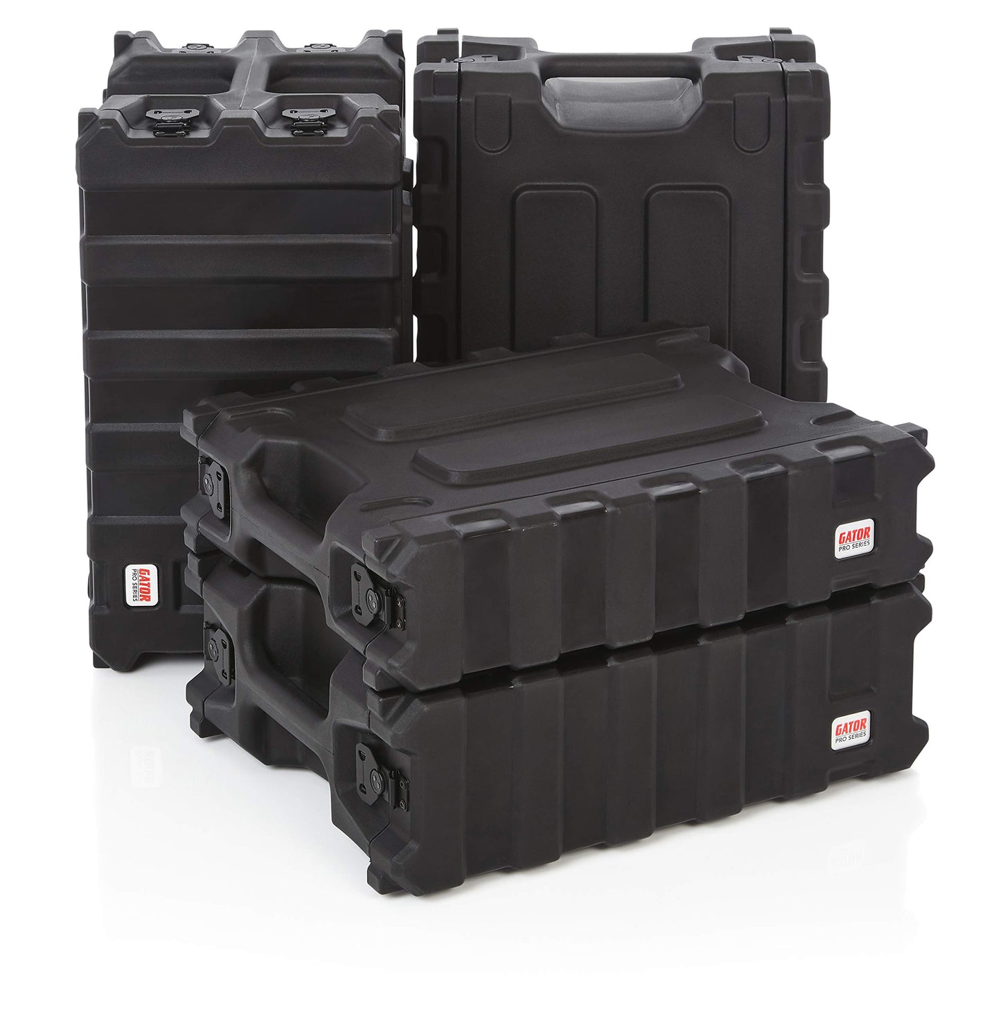Gator Cases Pro Series Rotationally Molded 6U Rack Case with Shallow 13" Depth; Made in USA (G-PRO-6U-13)