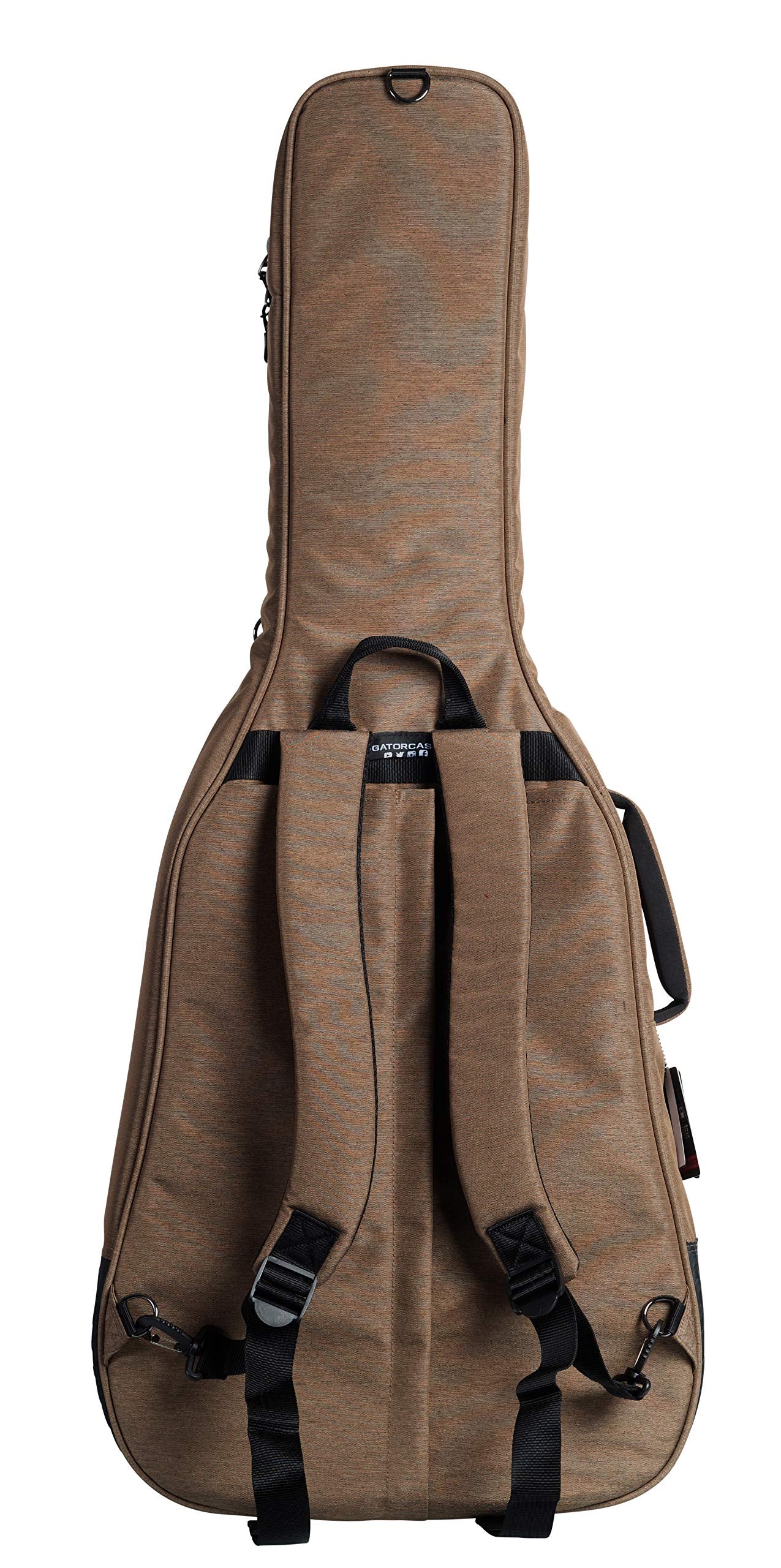 Gator Cases Transit Series Acoustic Guitar Gig Bag; Tan Exterior (GT-ACOUSTIC-TAN)