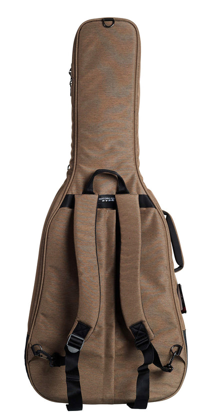 Gator Cases Transit Series Acoustic Guitar Gig Bag; Tan Exterior (GT-ACOUSTIC-TAN)
