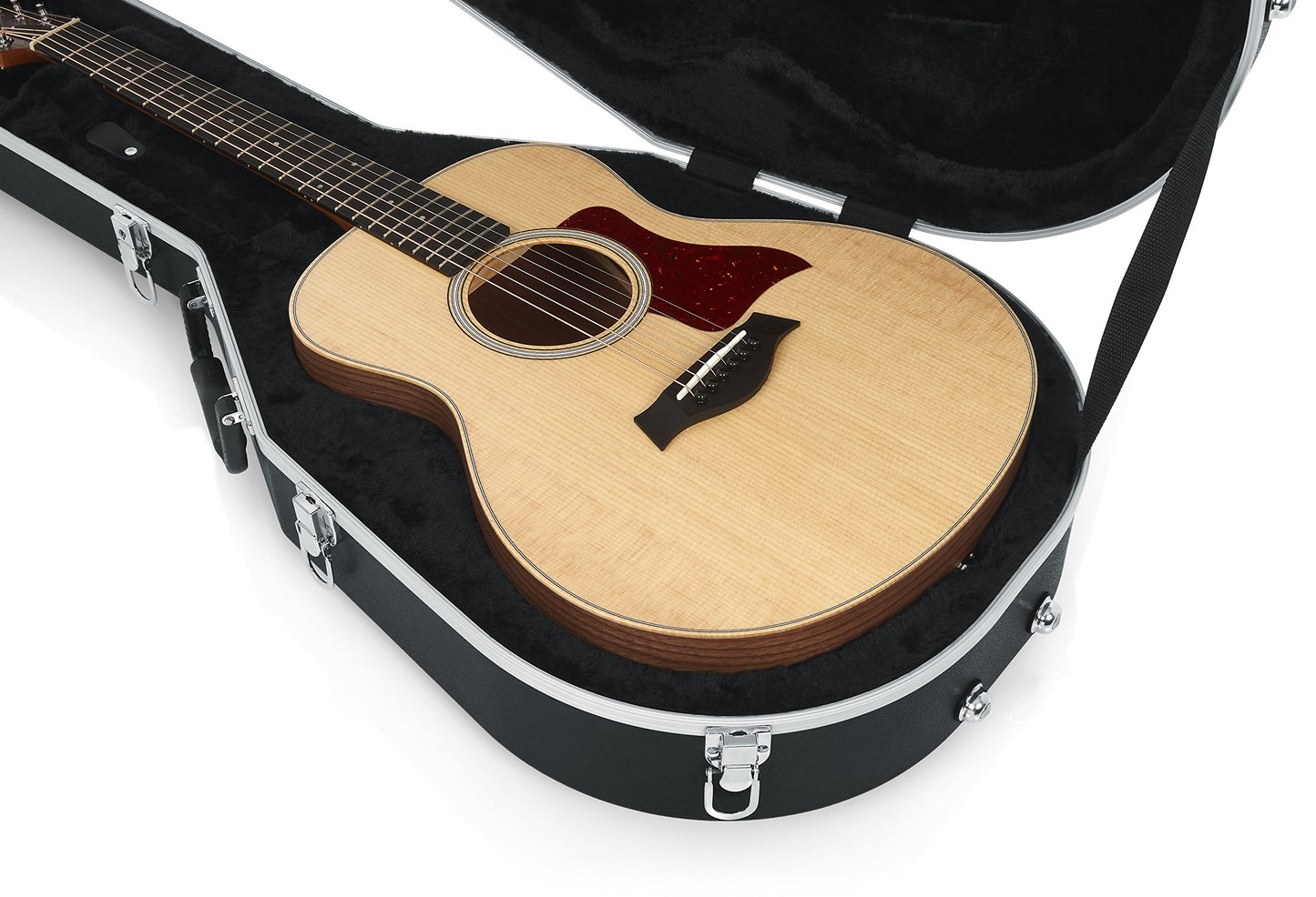 Gator Cases Deluxe ABS Molded Case for Taylor GS Mini Acoustic Guitars (GC-GSMINI),Black