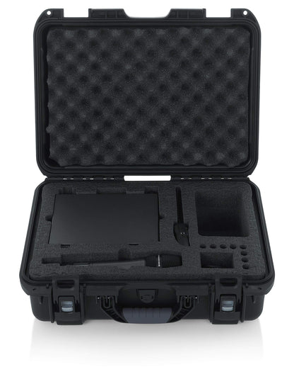 Gator Cases Titan Series Water Proof Case for Wireless Mic Systems; Fits Large Sennheiser Systems (GU-MIC-SENNEW-2)